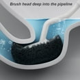 thumbnail image 3 of Juego de portaescobillas para inodoro: diseño curvo con soporte para una limpieza profunda debajo del borde; estropajo compacto oculto para espacios pequeños; accesorios de baño modernos para, 3 of 6