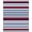 Navy Blue White Red, Pattern 1, variant on ODIKA 8'x10' Washable Area Rug Durable, Non-Slip Nautical Striped With Bold Horizontal Bands And Accent Lines for Living Room, Under Sectional, Family