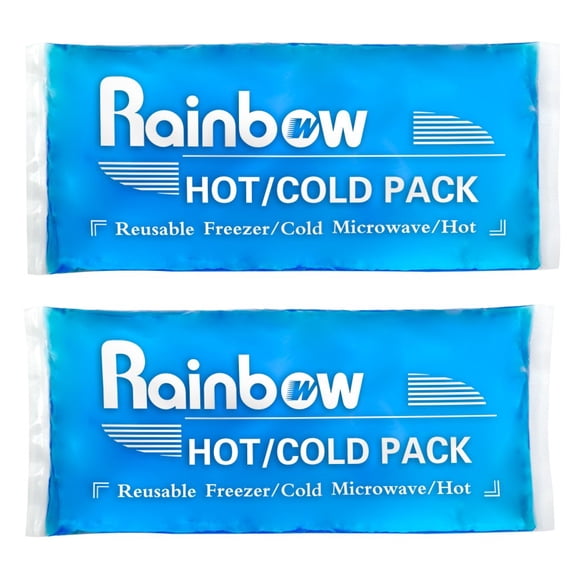 Compresa de gel WORLD-BIO 25 x 11 cm reutilizable para terapia en frío y calor