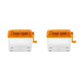 thumbnail image 3 of Trituradora manual Inteprter para documentos en papel portátil y eficiente naranja 2piezas, 3 of 6