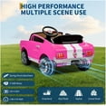 thumbnail image 5 of CazToi Licensed Shelby GT350 Kids 24V Ride On Toy 4WD 2 Seater Electric Car, 5 of 7