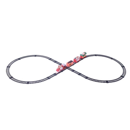 Electric Train Set Rail Car Small Trains Track Classical Train Toys Kid Toys Train Railway Track Set for Girls Boys Age 3~6 Gifts