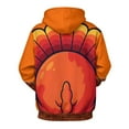 thumbnail image 6 of Craaazy Thanksgiving Hoodies for Women and Men Funny Turkey Prints Sweatshirt Womens Shirts with Pockets Gifts for Women, 6 of 7