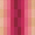 thumbnail image 1 of Ahgly Tapis d'Intérieur Lavable en Machine Carré Orange Transitionnel, 7 Pieds Carré, 1 of 7