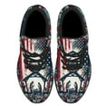 thumbnail image 2 of Nativity Of Jesus O Holy Night ChriStas American flag Shoes Sneakers for Women Men Black Size 11.5, 2 of 7
