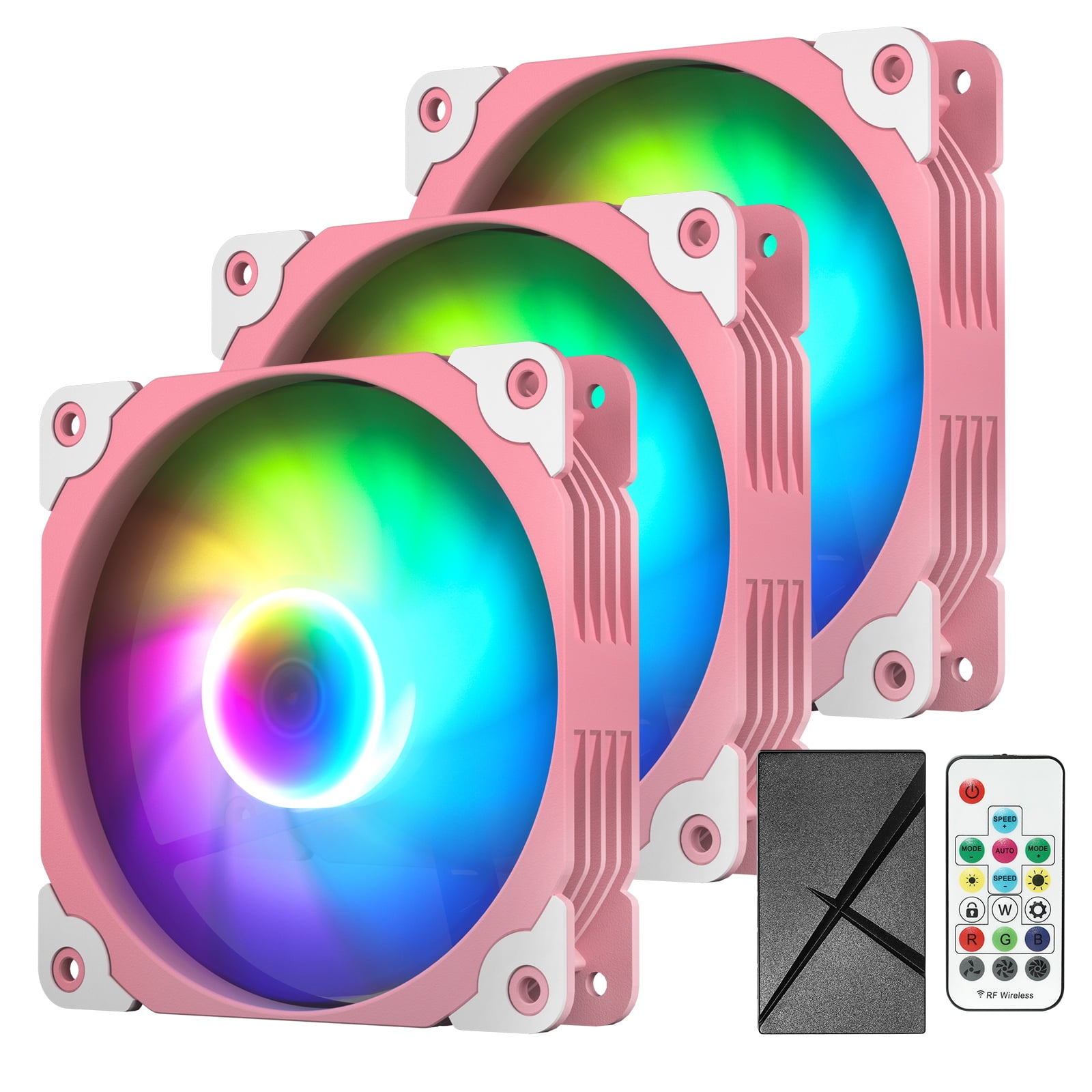 ENERMAX HF120 ARGBファン 120mm Enermax HF120 RGB PWM 120mm Case Fan, Addressable RGB Sync