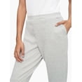 thumbnail image 3 of Calvin Klein Women's Ease Ribbed Jogger Lounge Pants Grey Size Small, 3 of 4