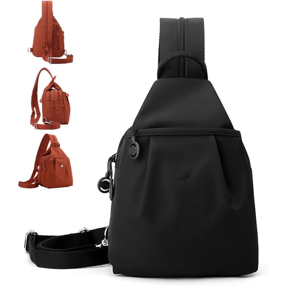 2026 New 3 in 1 Anti-Theft Travel Tote Bag, Waterproof 2-Way Commuter Bag, Mini 2 Way Backpack, Efficient Storage Design (Black)