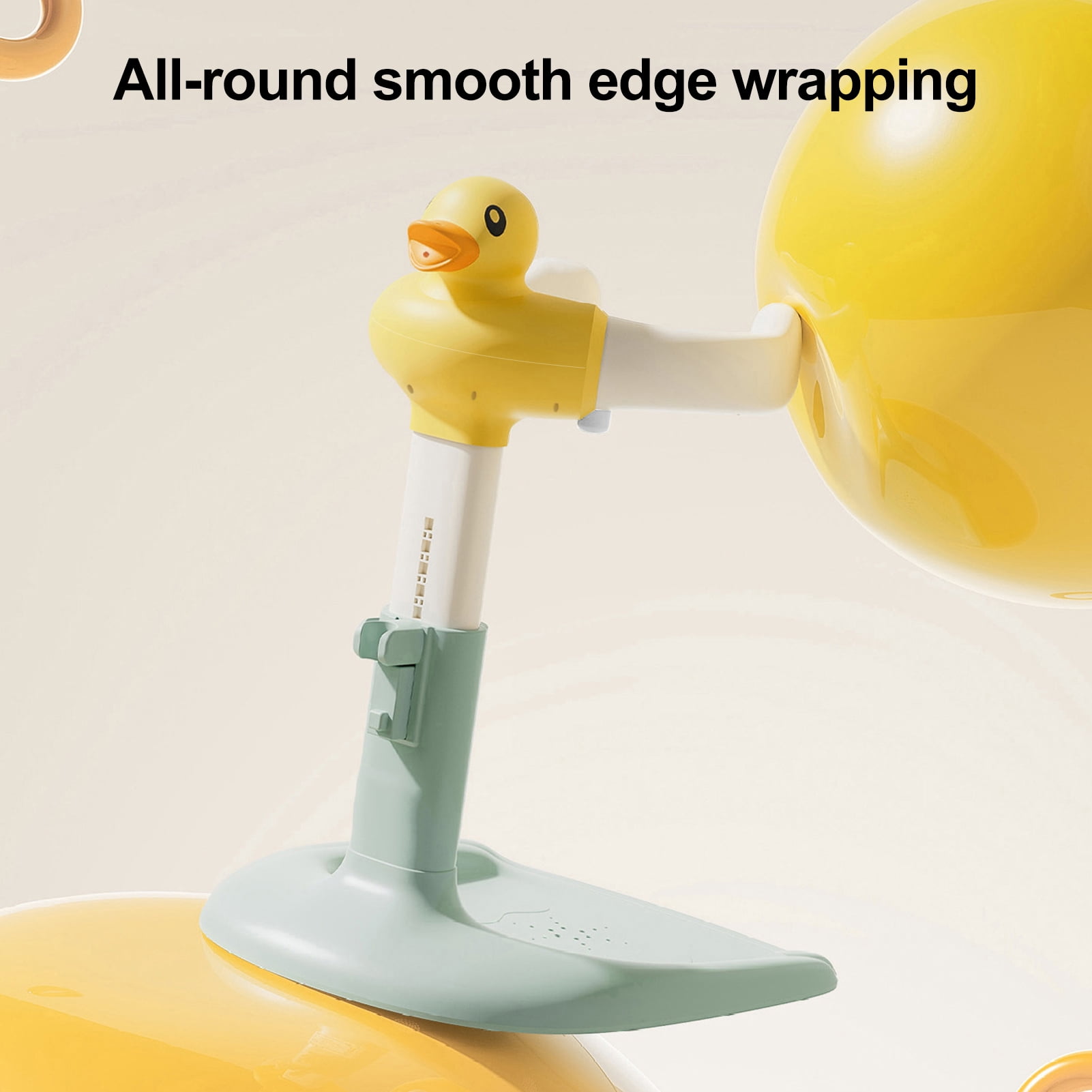 Baby Shower Rack Height Width Adjustable Anti-Slip Base Baby Bath Rack Duck Design Portable Toddler Bath Stand