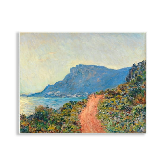 Stupell Industries Classic Monet Mountain Landscape Landscape & Nature Painting Unframed Art Print Wall Art, 14 x 11