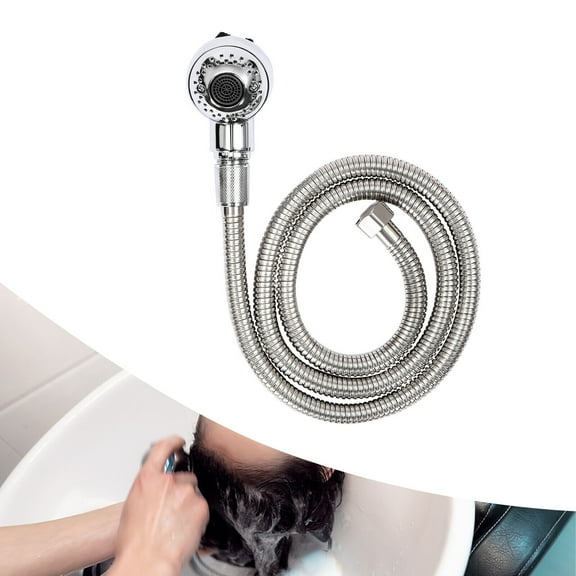 Miumaeov Salon Shower Head Shampoo Beauty Bath Faucet Tub Spray With 120cm Hose