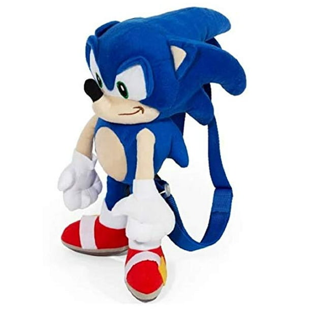 Sonic The Hedgehog Large Size Kids Plush Toy with Secret Zipper Pocket  (17in)
