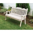 thumbnail image 2 of A &amp; L Furniture Western Red Cedar Royal English Garden Bench, 2 of 6