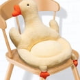 thumbnail image 4 of Sofá perezoso de felpa Sunnimix con respaldo lindo de 50 cm soporte para cintura Almohadilla del asiento, 4 of 8