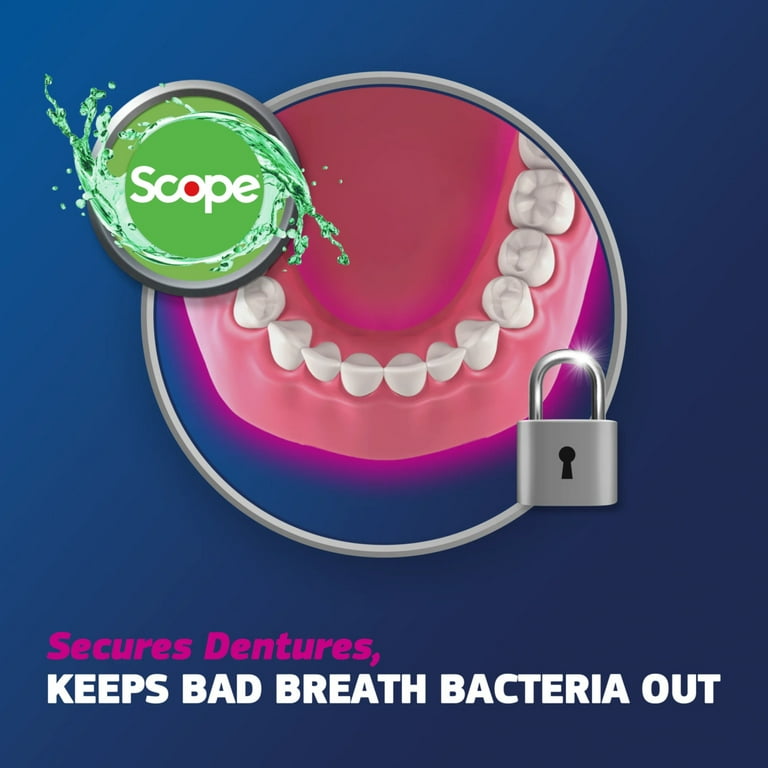 Fixodent Plus Scope Denture Adhesive Cream, Precision Hold, Scope