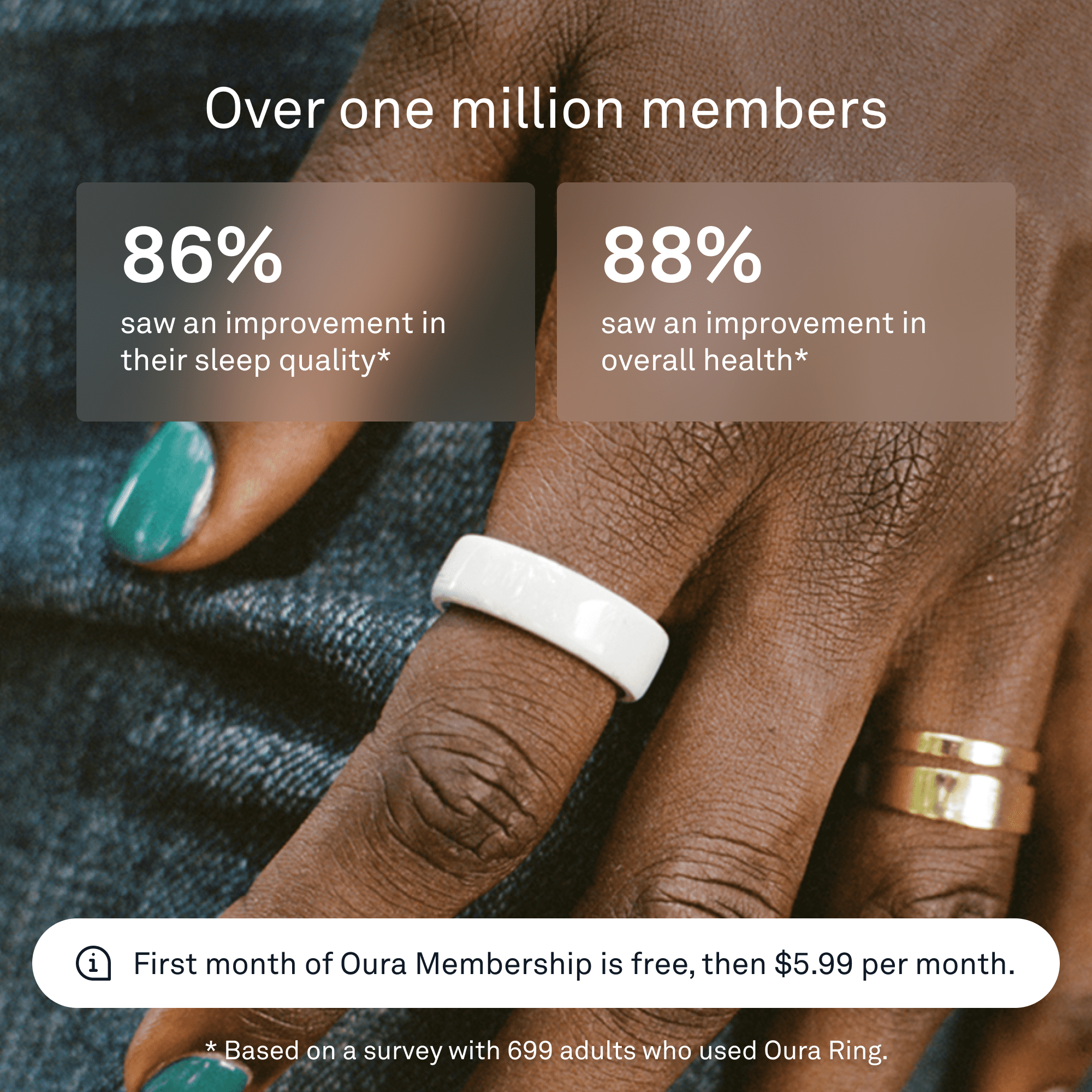 Oura Ring 4 Ceramic, Cloud, Size 4, Smart Wearable, Sleep, Fitness & Heart Rate Tracker, 8-Day Battery (Size Before You Buy)