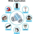 thumbnail image 2 of 16340 Rechargeable Battery 2800mAh Large Capacity Button Top 3.7Volt Li-ion Batteries for Headlamp Flashlight (8 Pack), 2 of 7