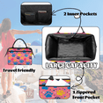 thumbnail image 6 of Herdesigns Paw Print Dog Overnight Weekender Bag for Women Men Pink Carry On Overnight Travel Duffle Bag Labor Delivery Bag for Hospital, 6 of 7