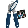 thumbnail image 3 of (2 pack) GORILLA GRIP Stainless Steel Manual Can Opener, Soft Touch Handle, Built-In Bottle Opener, Blue, 3 of 11