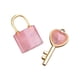 thumbnail image 3 of Collar versátil Yinane con Colgante de llave de piedra rosa para parejas, 3 of 8