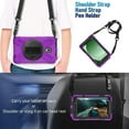 thumbnail image 6 of For Samsung Galaxy Tab Active5/Active3 8 inch Case SM-X300/X306B/SM-T570/T575, 360 Hand Strap, Shoulder Strap, Kickstand, Rugged Drop Protection, Purple, 6 of 7