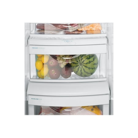 GE - Profile Series 28.4 Cu. Ft. Side-by-Side Refrigerator with Thru-the-Door Ice and Water - Stainless steel