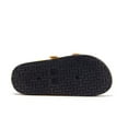 thumbnail image 3 of Little Girls Urban Strappy Slip On Footbed Rubber Sole Slides Sandals Shoes, Yellow, 11, 3 of 3