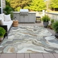 thumbnail image 4 of Dalyn Rugs Machine Washable Indoor/Outdoor Chantille ACN2162 Khaki 10' x 14' Rug, 4 of 9