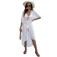 thumbnail image 3 of Traje de Baño de una Pieza Tipo Cárdigan para Mujer, de y Lunares Transparentes para Playa. Talla Única, 3 of 10
