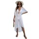 thumbnail image 3 of Traje de Baño de una Pieza Tipo Cárdigan para Mujer, de y Lunares Transparentes para Playa. Talla Única, 3 of 10
