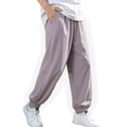 thumbnail image 7 of zbxnLI Kid's Casual Pants Elastic Waist Athletic Joggers Trousers Outdoor Lightweight Baggy Sports Pants with Pockets, 7 of 7