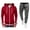 Wine, variant on Aofany Men's Tracksuit 2 Pieces Set Full Zip Hoodie Sweatsuits Casual Long Sleeve Jackets and Drawstring Sweatpants Athletic Jogging Suits Sports Outfits