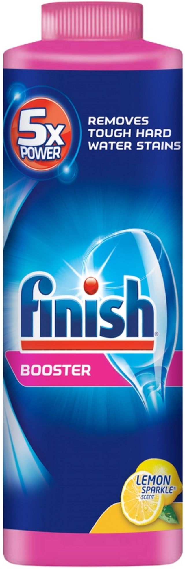 2 Pack Finish Hard Water Booster Powder, Lemon Sparkle 14 oz