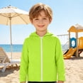 thumbnail image 2 of RUTAYY Boys Hoodie Casual Full Zip Long Sleeve Solid Color Jacket Outdoor Daily Wear Green, 2 of 6