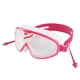 thumbnail image 2 of Naiovety Gafas de natación con correa elástica, gafas de silicona, lentes HD impermeables, gafas portátiles, gafas de natación para competición Deportes acuáticos Rosa roja Naiovety OD023496-05, 2 of 6