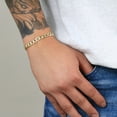 thumbnail image 6 of Nuragold 10k Real Yellow Gold Cuban Curb Link 6.5mm Chain Bracelet (7"-9") Italian Jewelry for Men & Women, 6 of 11