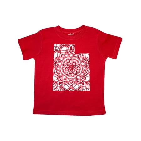 

Inktastic Utah Silhouette Mandala Gift Toddler Boy or Toddler Girl T-Shirt