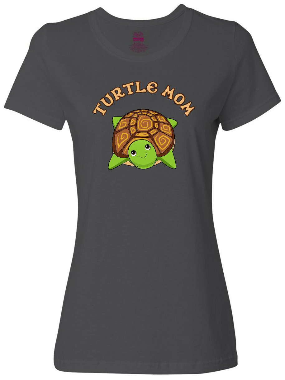 Inktastic Turtle Mom Women's T-Shirt 