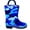 Blue Camo, variant on Storm Kidz Kids Boys Rainboots, Blue Camo Print Toddler 10