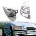 thumbnail image 4 of Gwong Autos Luces de esquina Cubierta de reemplazo confiable Suministros de automóviles Frontal Universal Front Corner Lights Funda 63136902765 para 3 Series E46 Four Puertas 98-01 Gwong 24015001, 4 of 6