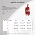 thumbnail image 6 of inlzdz Women's Ballroom Latin Leotards Glitter Rumba Salsa Dance Dress Tassels Fringed Bodysuit Purple L, 6 of 6