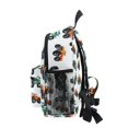 thumbnail image 4 of FORMRS School Backpack with Front Zippered Pocket 12" Student Travel Daypack, Orange Truck Pattern, 4 of 6