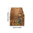 thumbnail image 3 of Clearance Hotyverty Harvest Fall Table Runner 12.99x70.87 Inch, Autumn Corns, squirrel and Leaves Thanksgiving Table Decorations for Indoor Dining Room Kitchen Home Decor, M, 3 of 6