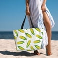 thumbnail image 6 of Pofeuu Corns Print Beach Bag,Waterproof Sandproof Beach Tote Bag, Large Capacity Foldable Beach Bags for Women, 6 of 7