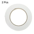 thumbnail image 3 of Uxcell 2Pcs Rolls Single Sided Foam Tape Removeable EVA Sponge Mounting Tape Strong Adhesive Tape Strips White 13ft x 1/2" x 1/16", 3 of 5