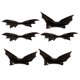 thumbnail image 1 of 6pcs Mujeres Halloween Clips de cabello en forma de murciélago Horquillas Fiesta de Partido (Negro), 1 of 7