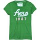 thumbnail image 1 of Aeropostale Mujeres Aero 1987 Camiseta Gráfica, Verde, Mediana, 1 of 1