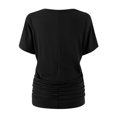 thumbnail image 5 of Xihbxyly Summer Tunic Tops for Women 2025 Women's T Shirts Short Sleeve Tees Graphic Loose Summer Tops Shirts for Women Casual Crew Neck Tops Trendy Lightweight Soft Plus Size Tops, 5 of 6