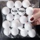 thumbnail image 3 of Suministros de bricolaje Mini bolas de espuma Bolas navideñas de poliestireno blanco Adornos navideños redondos Boda, 3 of 5