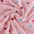 thumbnail image 6 of Pet Blanket for Dogs and Cats, Soft Comfy Puppy and Kittens Bed Blanket,Fluffy Fleece Pets Throw with Polka Dots, 6 of 7